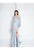 Terani Couture - 1811M6568 Embellished Long Sleeve Sheath Dress In Blue and Neutral