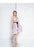 Terani Couture - 1811P5002 Strapless 3D Floral Cocktail Dress In Silver and Pink