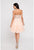 Terani Couture - 1811P5103 Beaded Sweetheart Cocktail Dress In Pink and Nude
