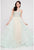 Terani Couture - 1811P5219 Illusion Jewel Beaded Ballgown in Blue And Nude