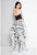 Terani Couture - 1811P5235 Strapless Striped High Low A-line Dress In Black and White