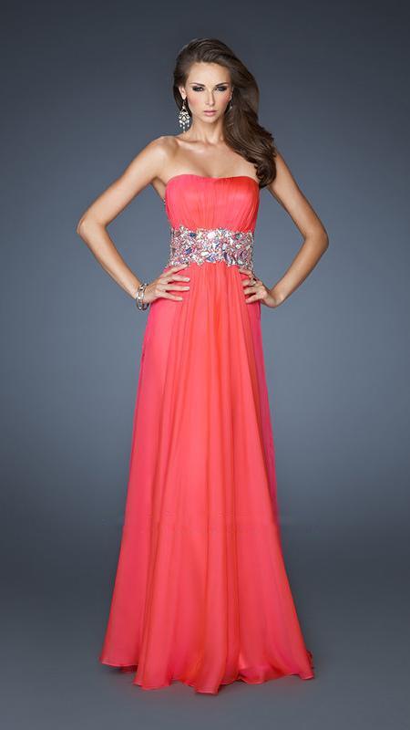 La Femme - Prom Dress 18123  in Red