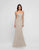 Terani Couture - 1812B5424 Strapless Straight-Across Trumpet Long Gown In Neutral