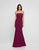 Terani Couture - 1812B5424 Strapless Straight-Across Trumpet Long Gown In Pink
