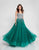 Terani Couture - 1812P5883 Crystal Beaded Sweetheart Tulle Ballgown In Green