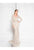 Terani Couture - 1812E6299 Long Sleeves Lace Gown In Neutral