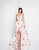 Terani Couture - 1812E6307 Off-Shoulder Embellished Gown  In Neutral and Multi-Color