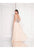 Terani Couture - 1812P5379 Beaded Halter Chiffon A-line Dress In Nude