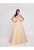 Terani Couture - 1812P5404 Beaded Sweetheart Tulle Ballgown In Nude