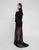 Terani Couture - 1813E6336 Long Black Illusion Evening Dress In Black