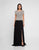 Terani Couture - 1813M6702 Sccop Neck Chiffon Gown In Black