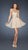 La Femme - Sequined V-neck Chiffon A-line Dress 18162 In Neutral