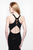 Primavera Couture - Long Fitted Halter Dress  1816 in Black
