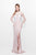 Primavera Couture - Long Fitted Halter Dress  1816 in Pink