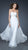 La Femme - Jewel-accented Sweetheart Long A-line Gown 18172 In White