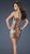 La Femme - Sleeveless Sequin Embellished Cocktail Dress 18242 in Brown