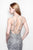 Primavera Couture - Beaded V-Neck Long Gown with a Slit 1824 in Gray
