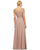 Decode 1.8 - 182573 Capsleeve Embellished Empire Long Dress in Brown