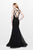 Primavera Couture - Sparkling Mermaid Gown 1826 in Black