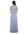 Decode 1.8 - Embellished Short Sleeve Gown  182820 in Blue