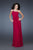 La Femme - 18288 Bead Embellished Sheath Dress In Pink