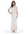 Decode 1.8 Half Sleeve Illusion Lace Sheath Dress - 1 pc Champagne In Size 18W Available in Neutral
