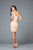 Scala - 48877 Lattice Motif Short Sheath Dress In Pink