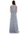 Decode 1.8 - Applique Tiered Chiffon Dress 183184 in Silver