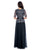 Decode 1.8 - Sequined Queen Anne Dress 183201 in Black and Silver