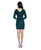 Decode 1.8 - Sequined Lace Bateau Neck Dress 183255 in Green