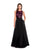 Decode 1.8 - Beaded Sleeveless A-Line Dress 183772 in Purple and Black