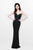 Primavera Couture - 1837 Strapless Sweetheart Neckline Long Fitted Dress in Black