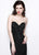 Primavera Couture - 1837 Strapless Sweetheart Neckline Long Fitted Dress in Black