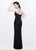 Primavera Couture - 1837 Strapless Sweetheart Neckline Long Fitted Dress in Black