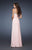 Jewel-Trimmed Strapless Sweetheart Long Gown in Pink
