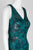 Decode 1.8 - 184659 Floral Print Jacquard Trumpet Dress In Green and Multi-Color