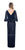 Decode 1.8 - 184667 Floral Lace Embroidered Column Dress In Blue
