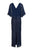Decode 1.8 - 184667 Floral Lace Embroidered Column Dress In Blue