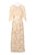 Decode - 184730 Cape Overlay Soutache Long Dress In Neutral