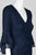 Decode 1.8 - 184758 Bell Sleeve Glitter Lace Faux Surplice Gown In Blue