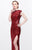Primavera Couture - Sparkling Long Gown with Slit 1848 in Red