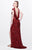 Primavera Couture - Sparkling Long Gown with Slit 1848 in Red