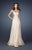 La Femme - 18487 Precious Stone Studded A-Line  Sweetheart Gown In Neutral