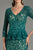 Feriani Couture - 18512 Peplum Lace Evening Gown In Green