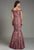 Feriani Couture - 18513 Off Shoulder Lace Floral Mermaid Gown In Pink