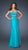 La Femme - Ruched Sweetheart Sheath Empire Gown with Adorned Bands 18519  In Blue