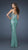La Femme - Sequined Sweetheart Long Sheath Gown 18522 In Green