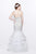 Primavera Couture - Scrumptious Strapless Sweetheart Tiered Mermaid Gown 1854 in White
