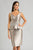 Feriani Couture - 18559 Pearls and Peplum Cocktail Dress In Silver