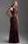 Madison James - 18-604 Embroidered Multi-Cutout Sheath Gown In Red
